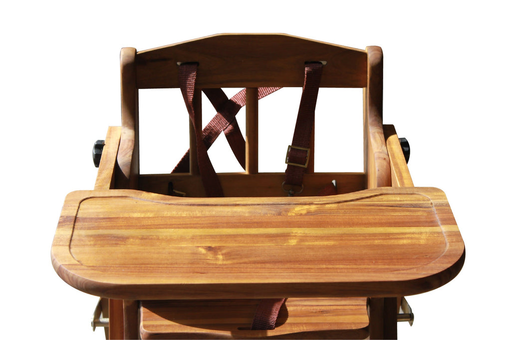 Adjustable/Hi Lo High Chair (Acacia) - Kid Topia