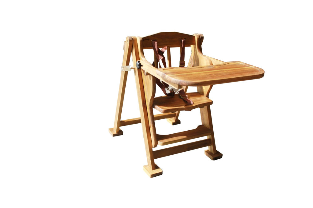 Adjustable/Hi Lo High Chair (Acacia) - Kid Topia