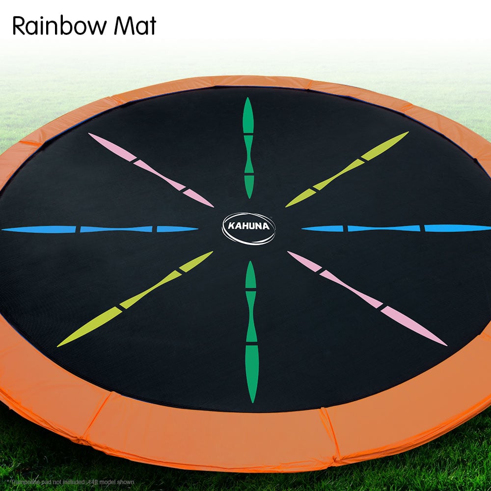 Kahuna 8ftTrampoline Replacement Spring Mat - Rainbow - Kid Topia