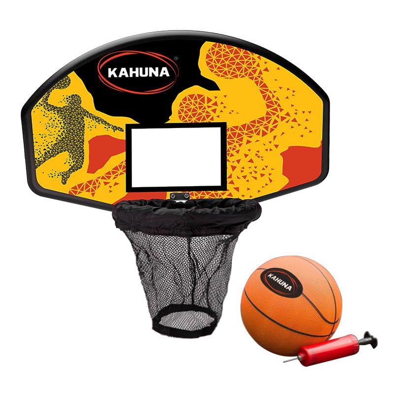 Kahuna Trampoline Basketball Ring Set with Mini Ball and Pump - Kid Topia