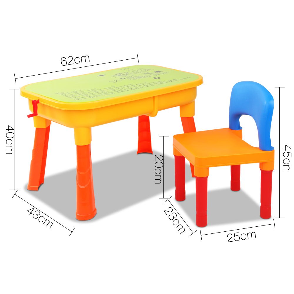 Keezi Kids Table & Chair Sandpit Set - Kid Topia
