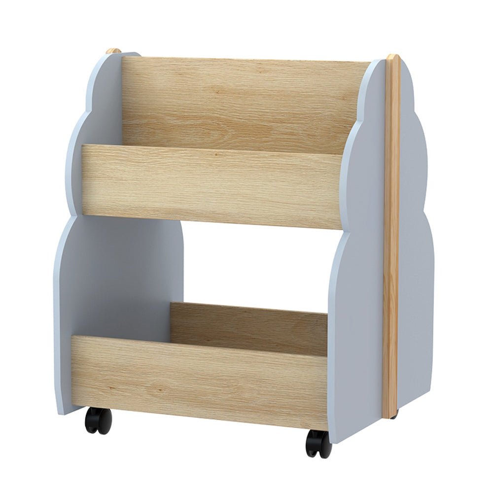 Keezi Kids Toy Box Bookshelf Storage Bookcase Organiser Display Shelf - Kid Topia