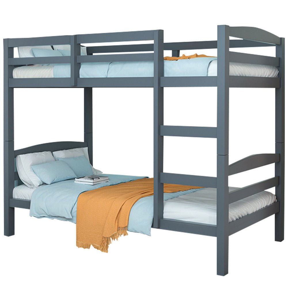 Kingston Slumber Bunk Bed Frame Single Wooden Children Timber PIne Wood Loft Kids Bedroom Furniture - Kid Topia