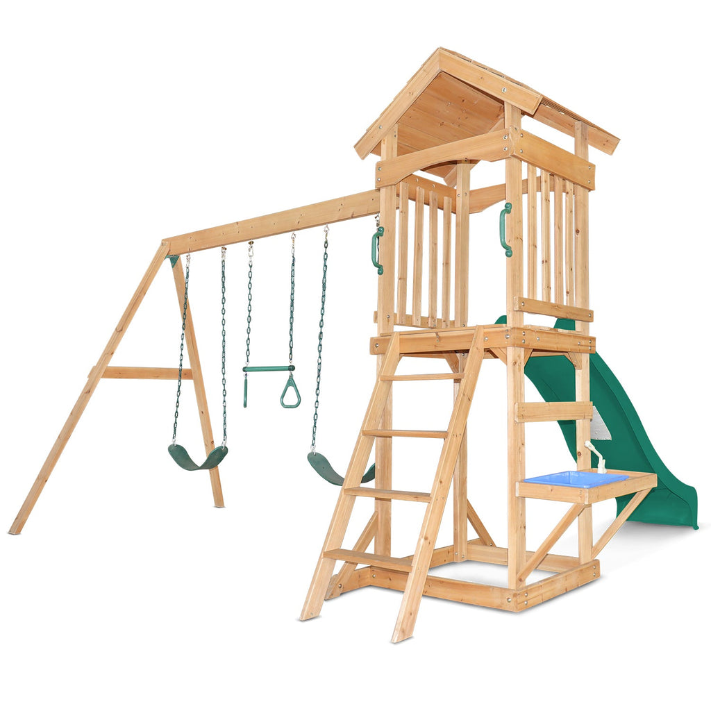 Lifespan Kids Albert Park Play Centre with Green Slide - Kid Topia