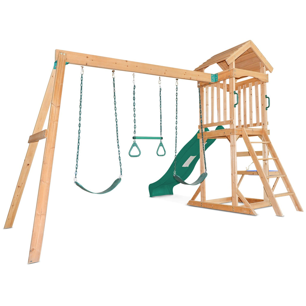 Lifespan Kids Albert Park Play Centre with Green Slide - Kid Topia