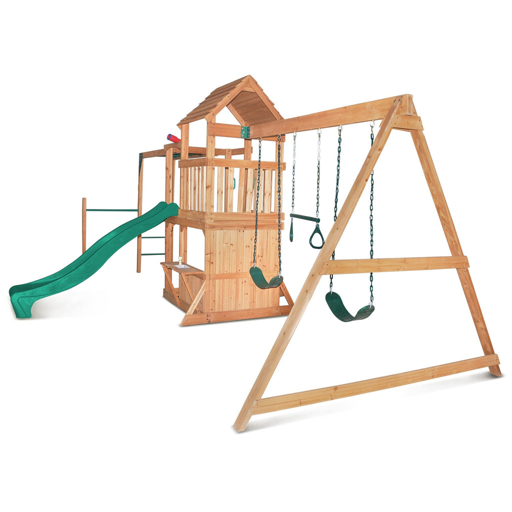 Lifespan Kids Coburg Lake Play Centre with Green Slide - Kid Topia