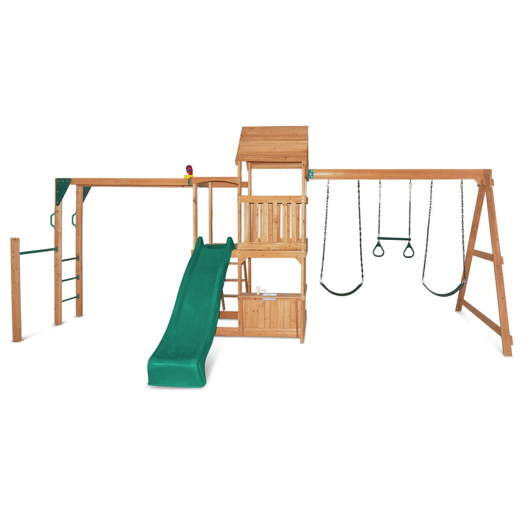 Lifespan Kids Coburg Lake Play Centre with Green Slide - Kid Topia