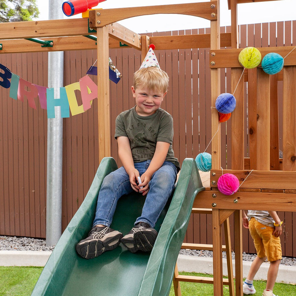 Lifespan Kids Coburg Lake Play Centre with Yellow Slide - Kid Topia