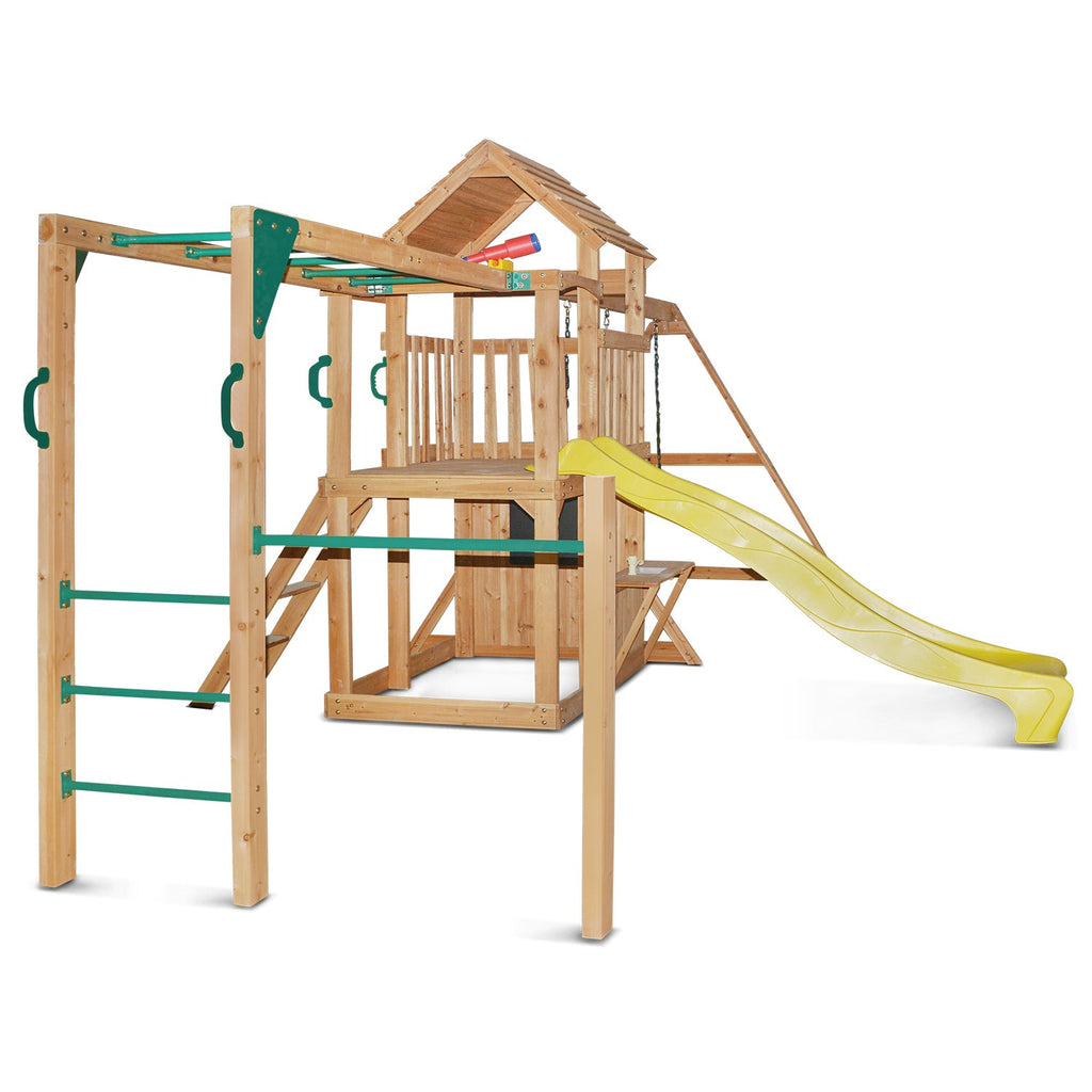 Lifespan Kids Coburg Lake Play Centre with Yellow Slide - Kid Topia
