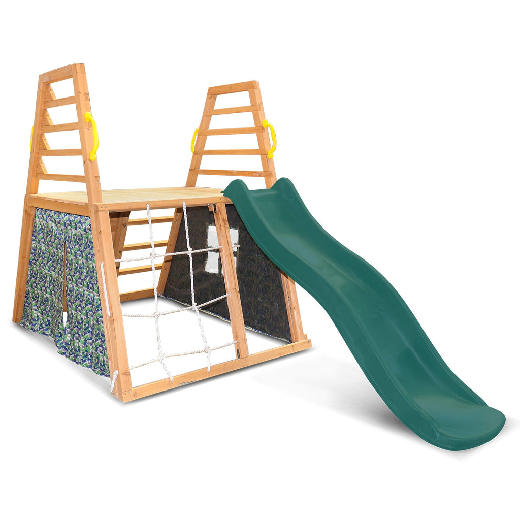 Lifespan Kids Cooper Climbing Frame with 1.8m Green Slide - Kid Topia