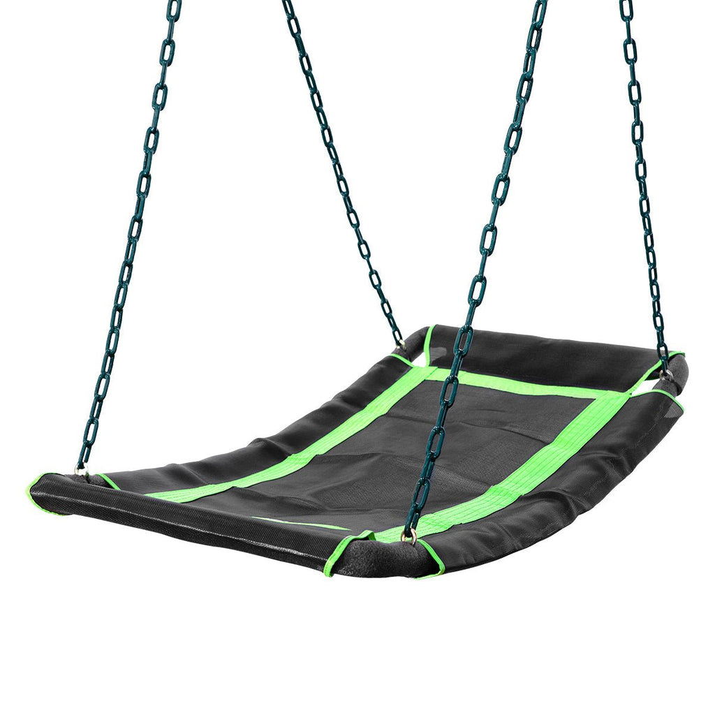 Lifespan Kids Pallas Play Tower with Metal Swing Set in Green Slide - Kid Topia
