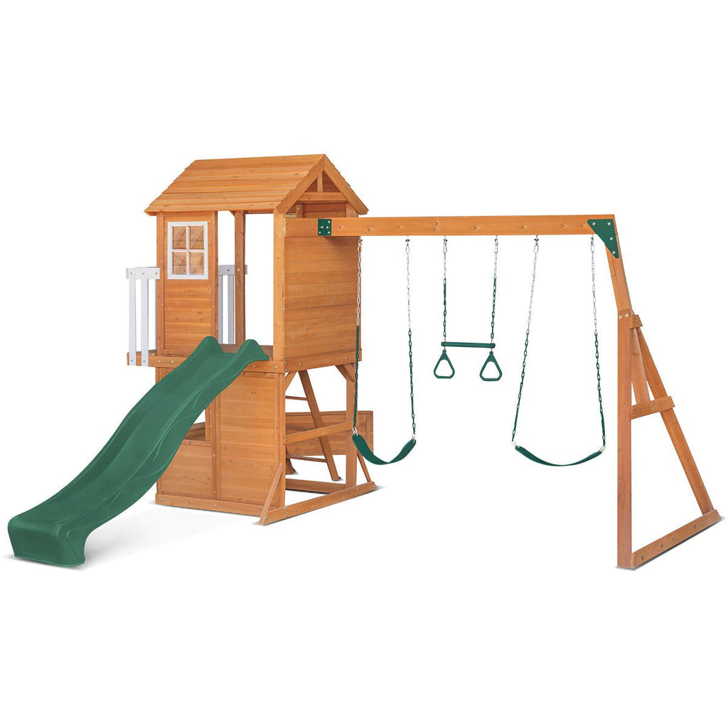 Lifespan Kids Springlake Play Centre With 2.2m Green Slide - Kid Topia