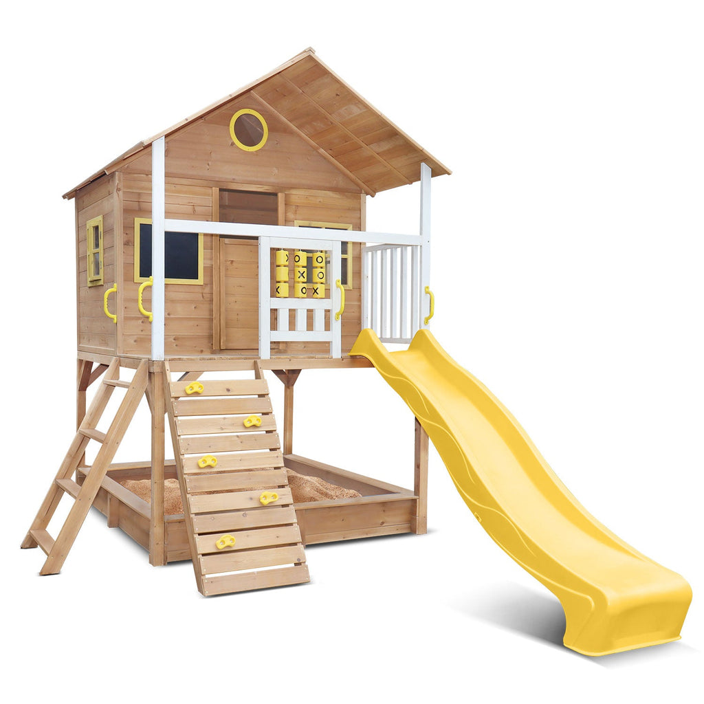 Lifespan Kids Warrigal Cubby House - Yellow Slide - Kid Topia