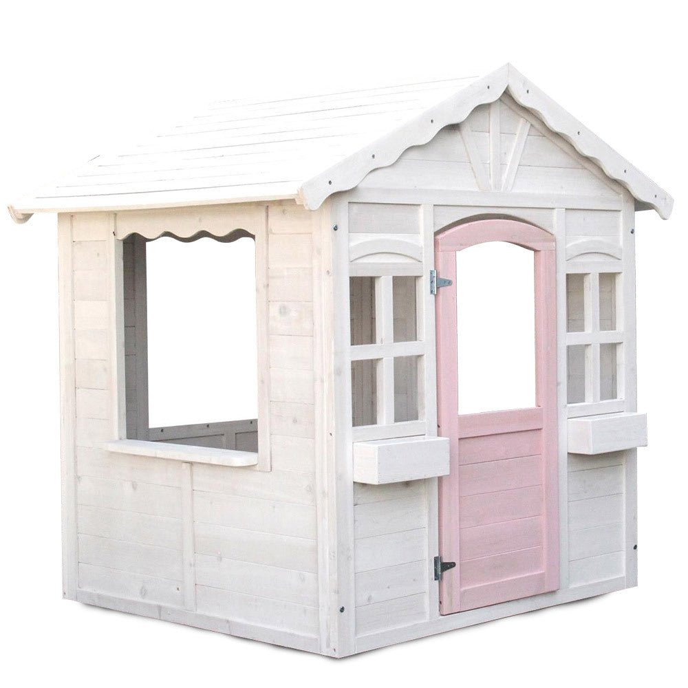 ROVO KIDS Cubby House Wooden Outdoor Playhouse Cottage Play Children Timber - Kid Topia