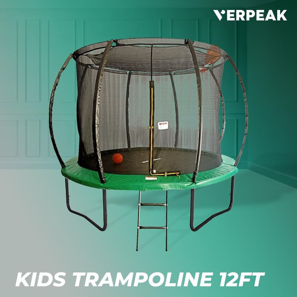 Verpeak Trampoline 12ft VP-BT-143-MI - Kid Topia